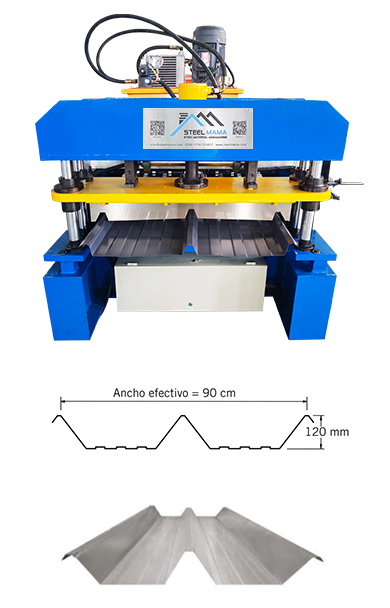 maquina para hacer Canaleta Galvanizada Colombia