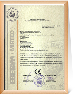 Máquina perfiladora de techos de metal Steelmax con certificación CE