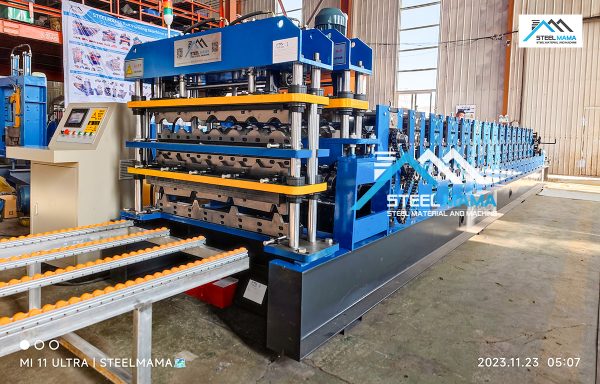 Máquina perfiladora de tres capas cubierta máster 1000