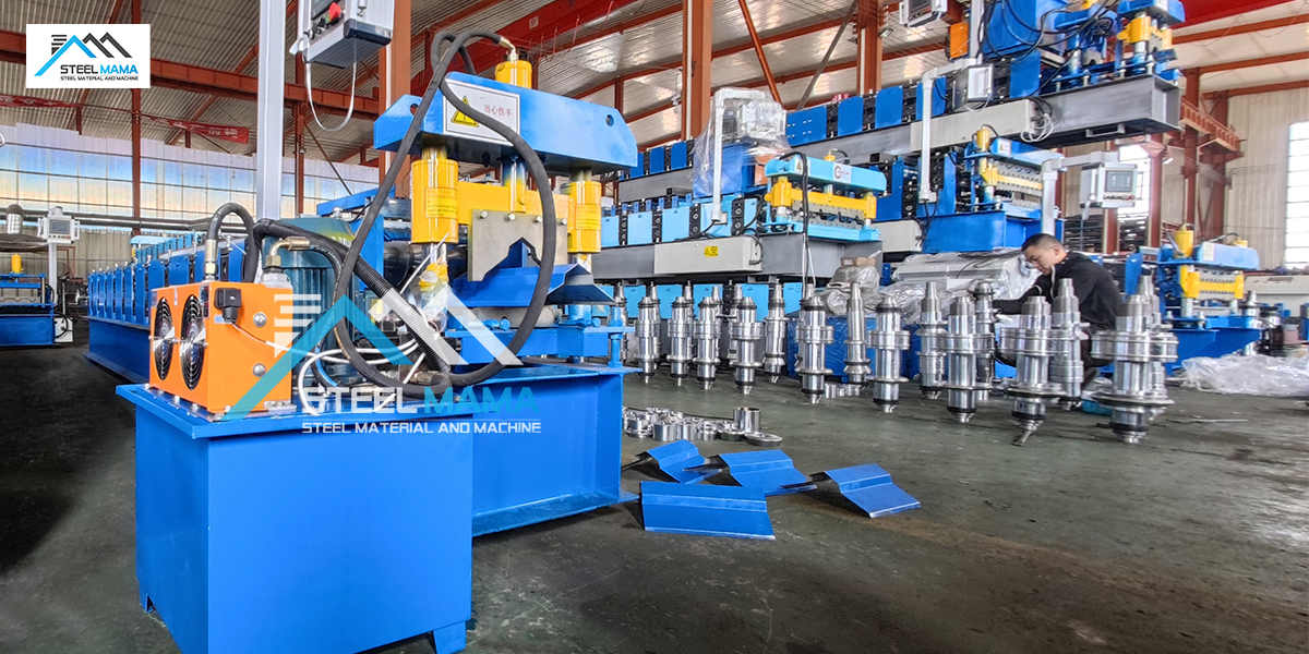 maquina para fabricar caballete de lamina para techo