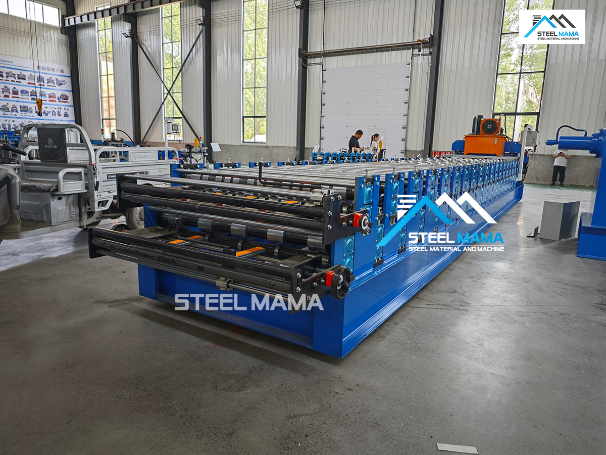 Máquina perfiladora de techos de doble capa
